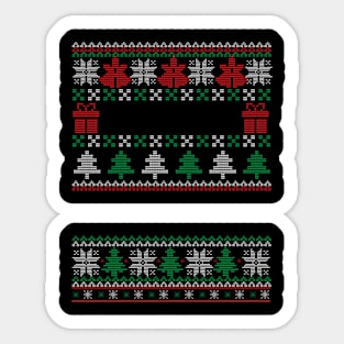 ugly sweater Sticker